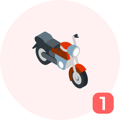 Унгария vignette for motorcycle (Vignette 1M (D1M))