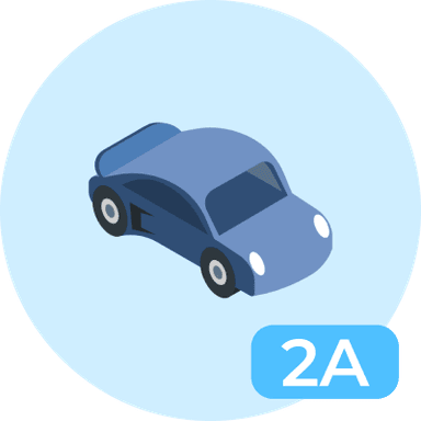 România vignette for car (Vignette 2A)